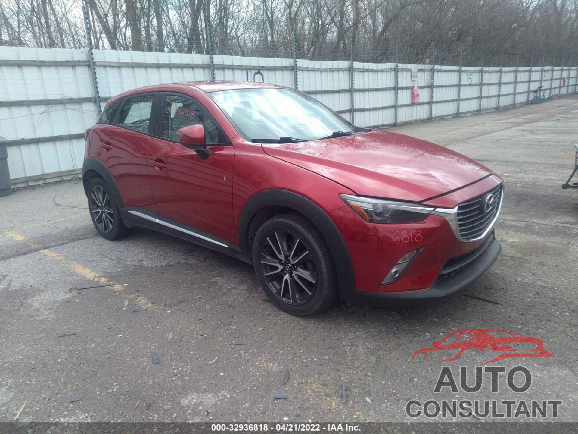 MAZDA CX-3 2016 - JM1DKBD79G0110599