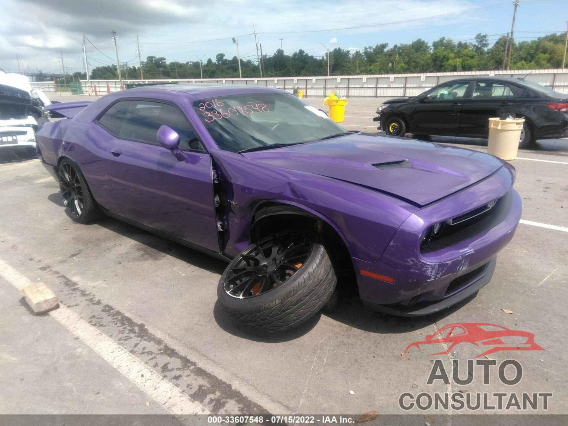 DODGE CHALLENGER 2016 - 2C3CDZBT5GH201559