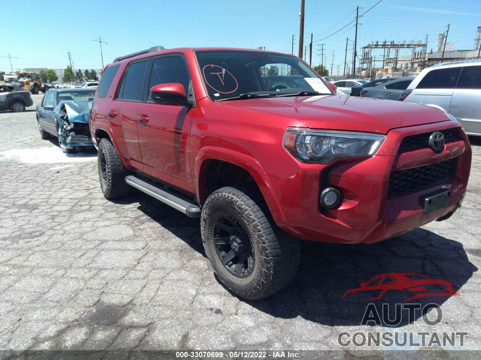 TOYOTA 4RUNNER 2017 - JTEBU5JRXH5453687