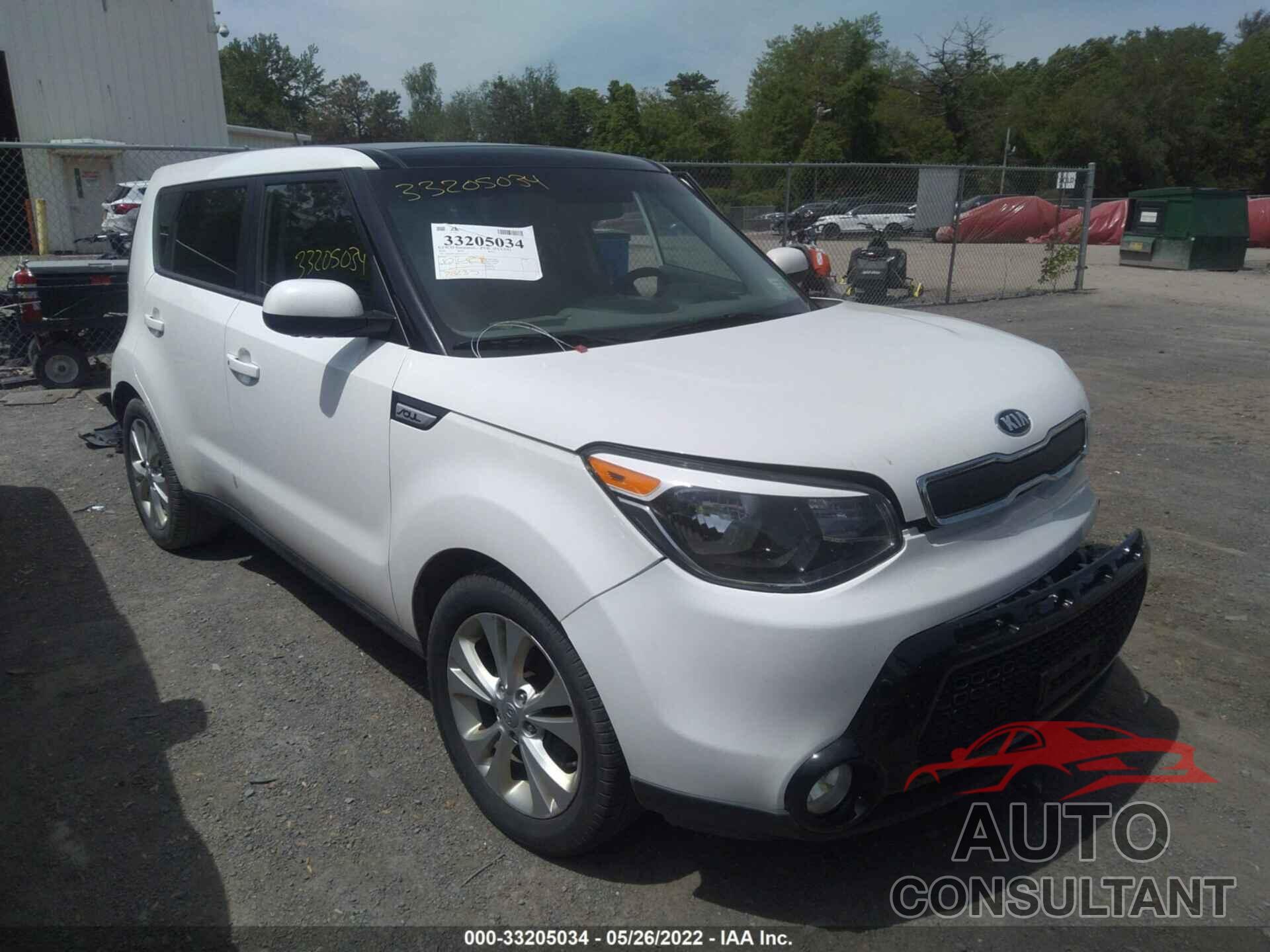 KIA SOUL 2016 - KNDJP3A50G7316253