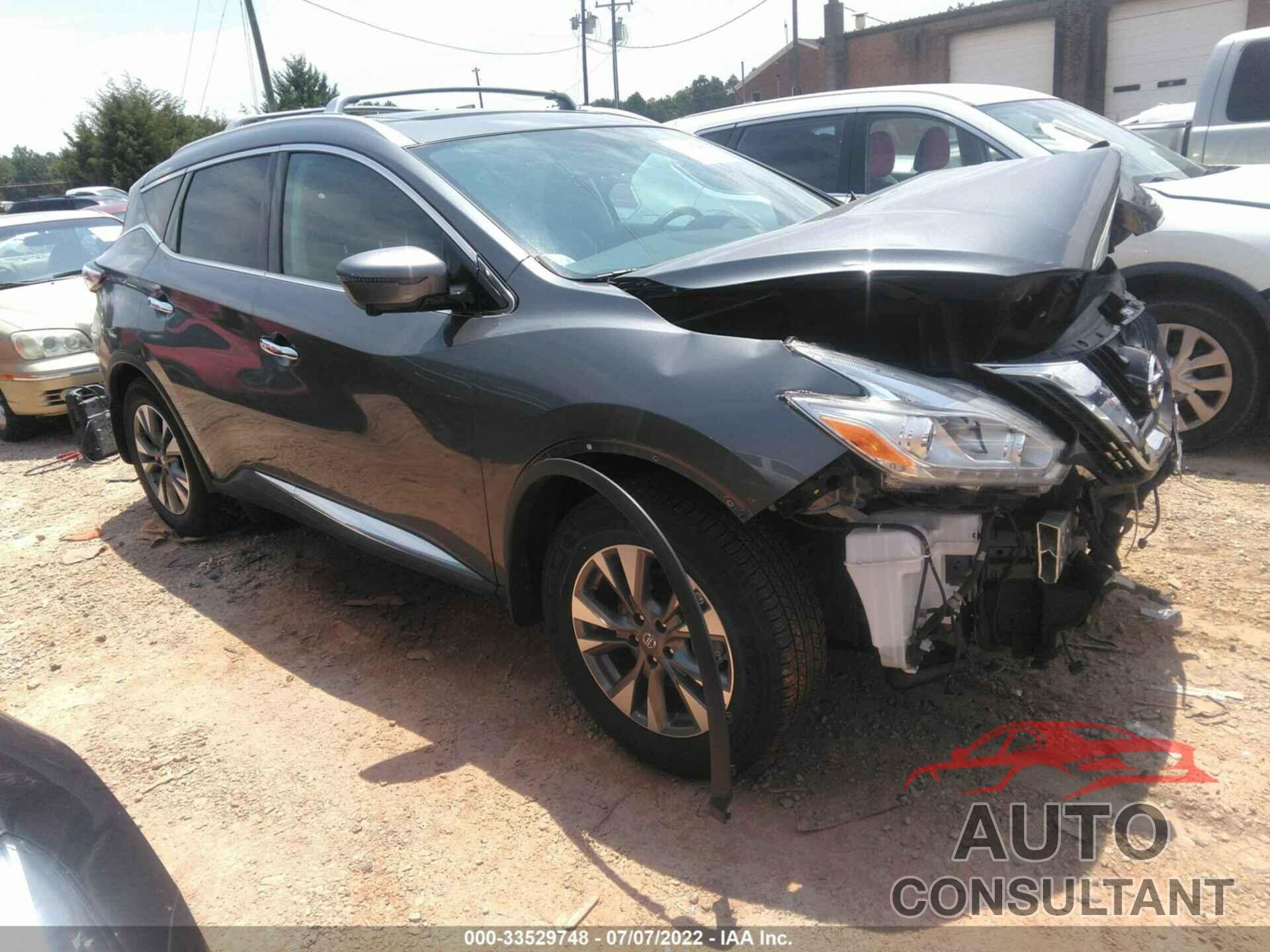 NISSAN MURANO 2017 - 5N1AZ2MH3HN103655