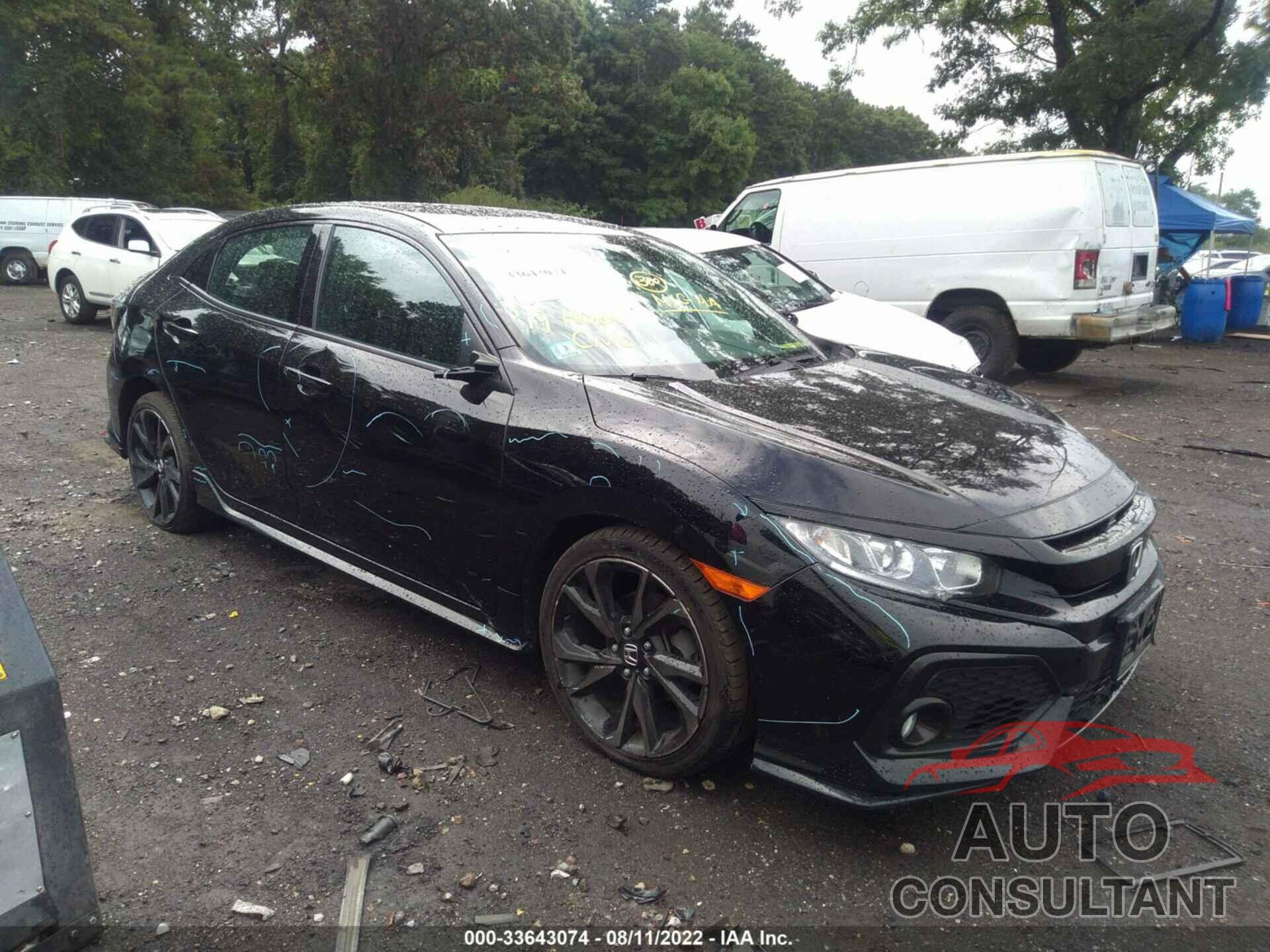 HONDA CIVIC HATCHBACK 2019 - SHHFK7H41KU407946