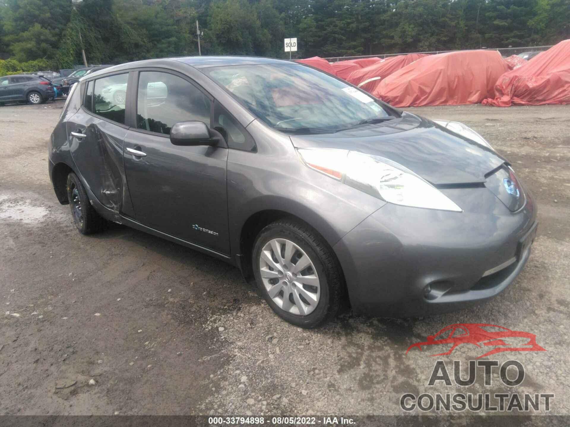 NISSAN LEAF 2016 - 1N4AZ0CP9GC310939