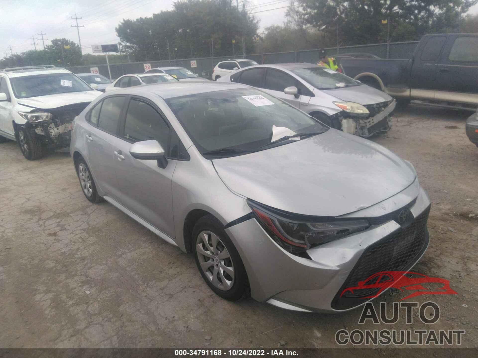 TOYOTA COROLLA 2020 - JTDEPRAE6LJ021515