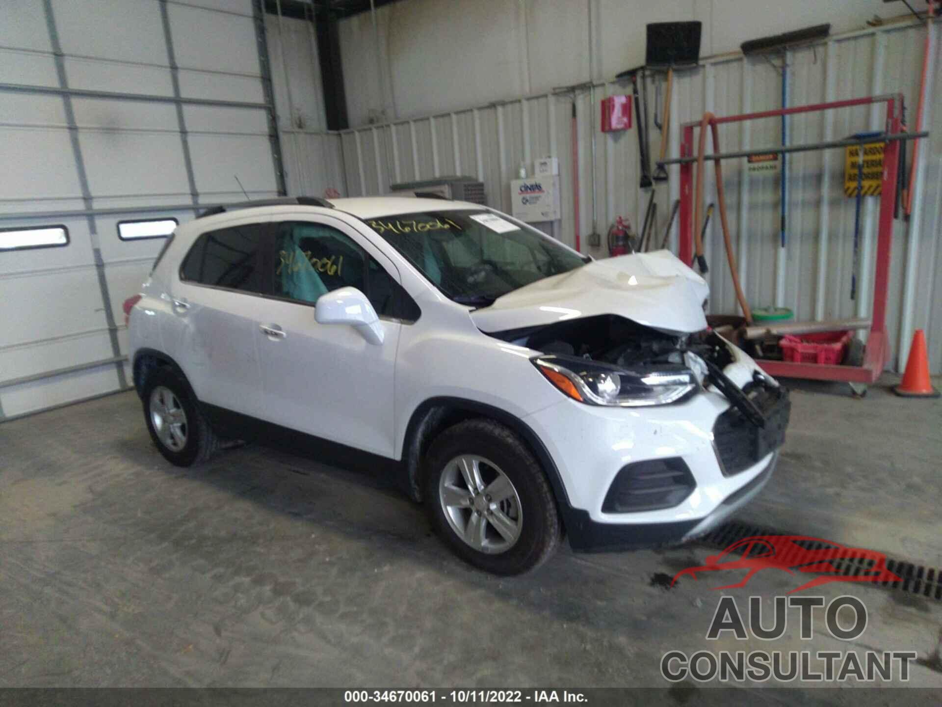 CHEVROLET TRAX 2019 - 3GNCJLSB8KL315670