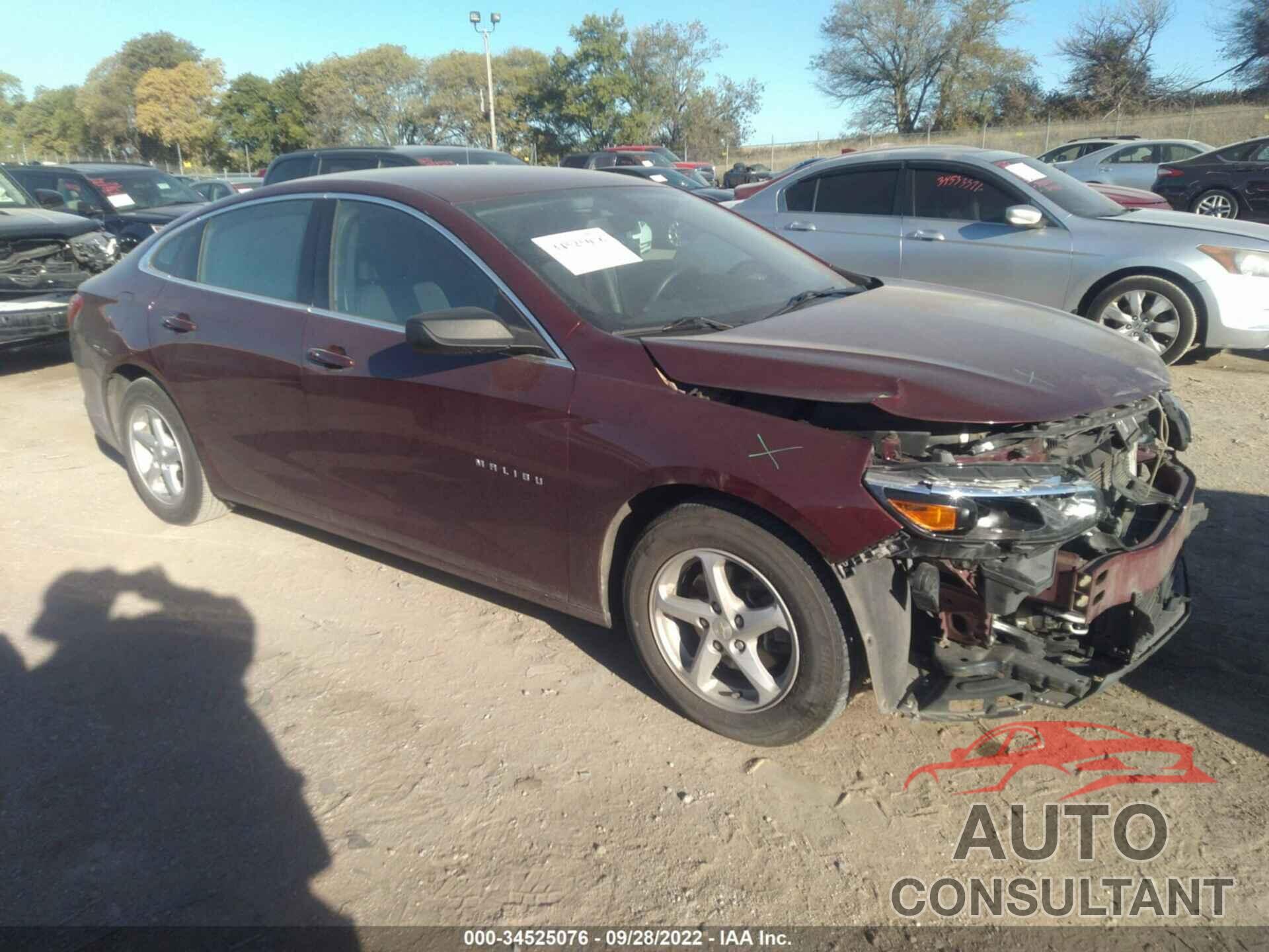 CHEVROLET MALIBU 2016 - 1G1ZB5ST4GF203821