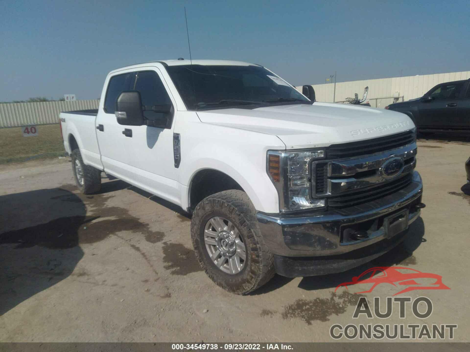 FORD SUPER DUTY F-250 SRW 2019 - 1FT7W2B66KEF78703