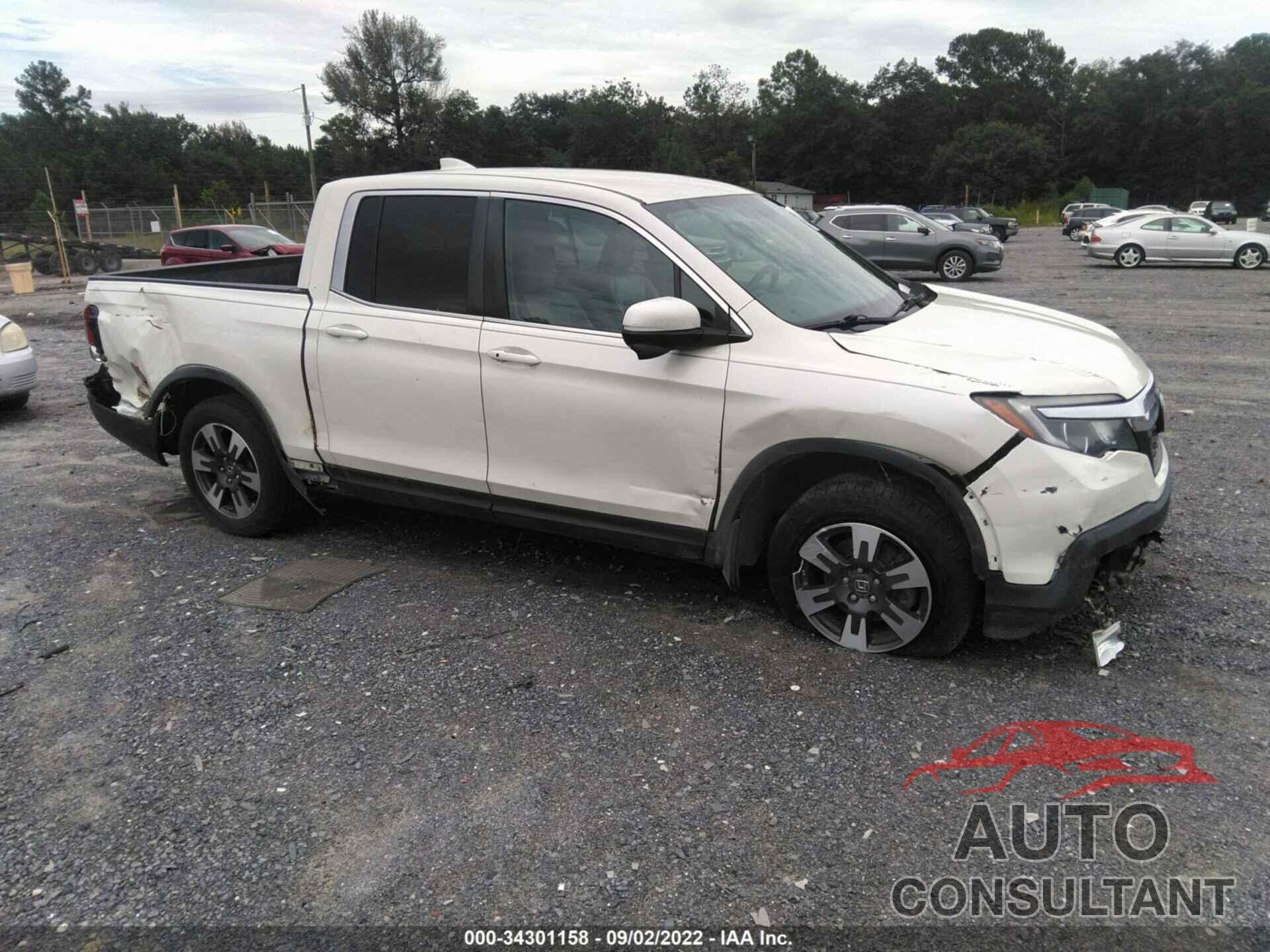 HONDA RIDGELINE 2017 - 5FPYK3F68HB039384