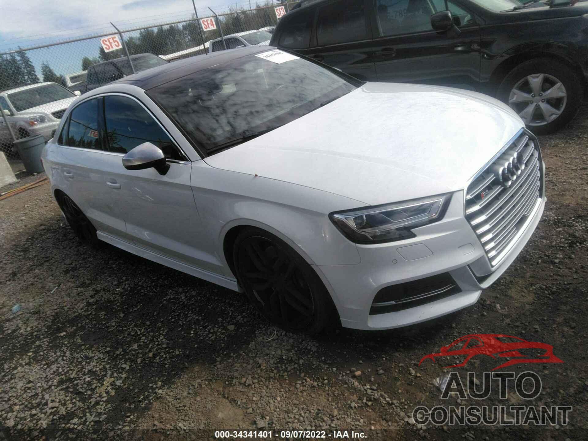 AUDI S3 2017 - WAUB1GFF0H1072653