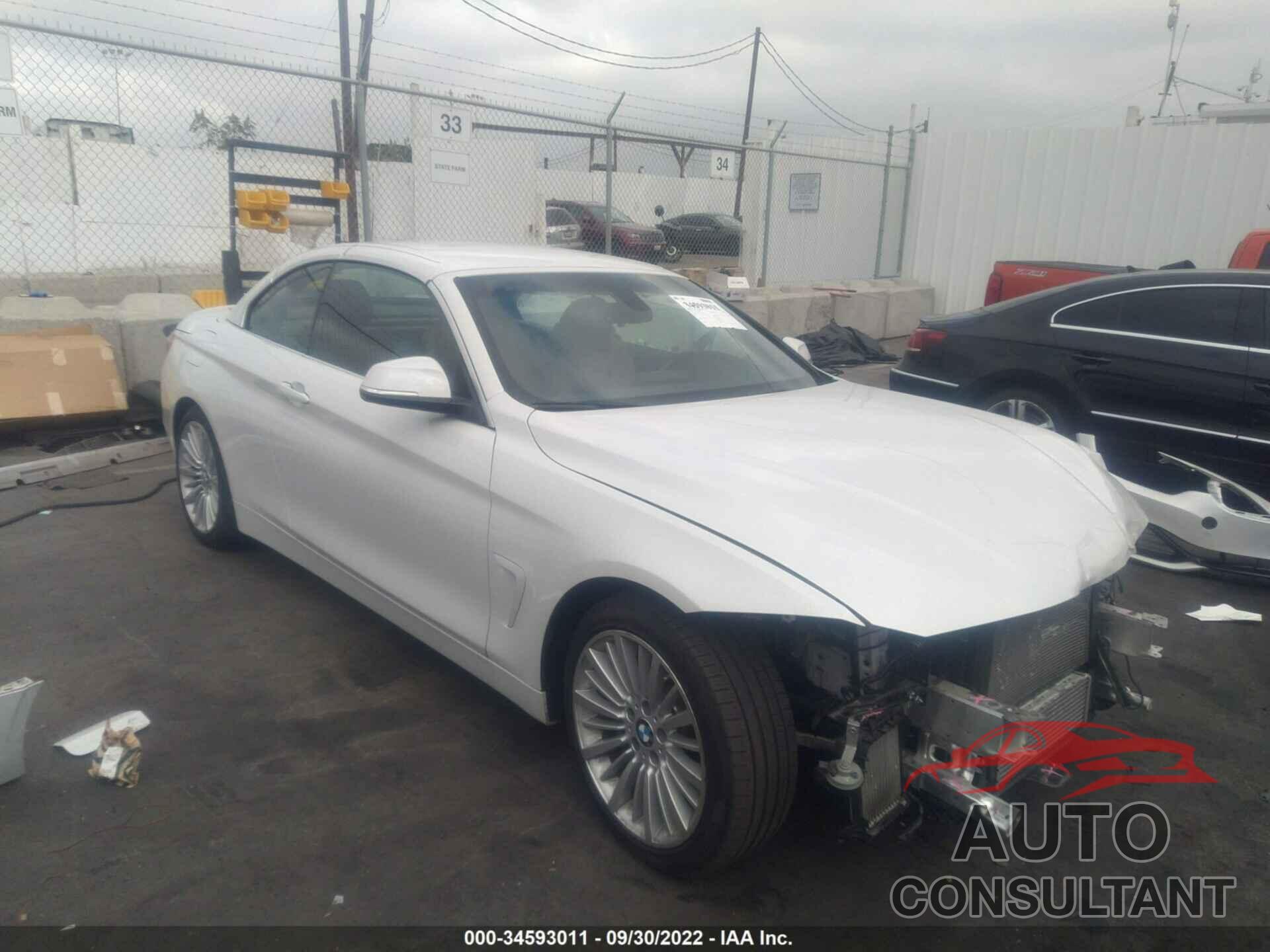 BMW 4 SERIES 2016 - WBA3T3C58G5A41972