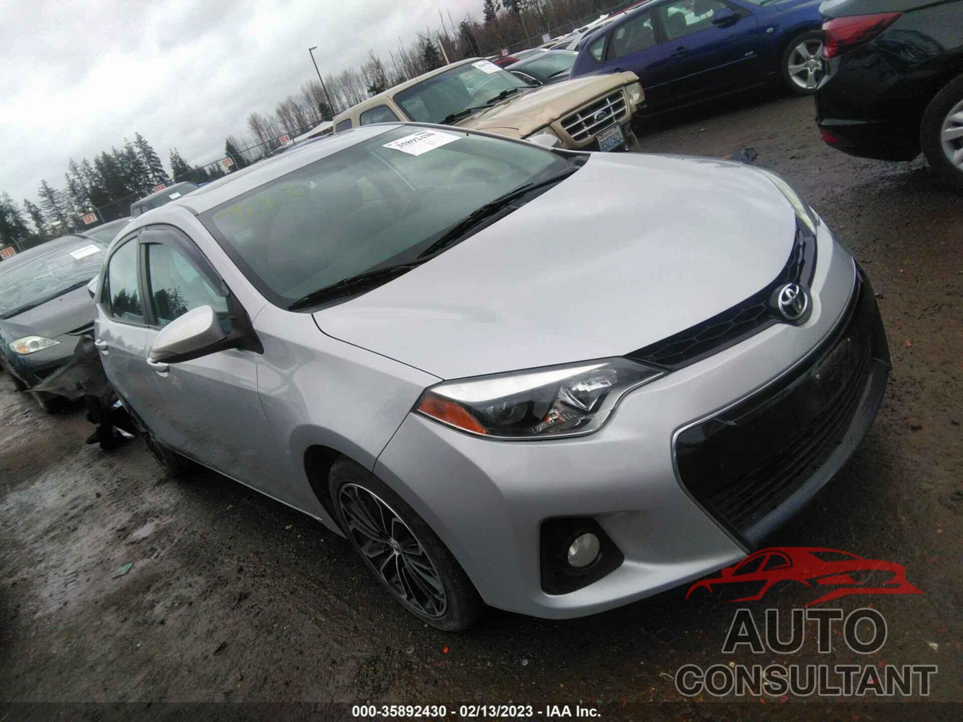 TOYOTA COROLLA 2016 - 2T1BURHE3GC591619