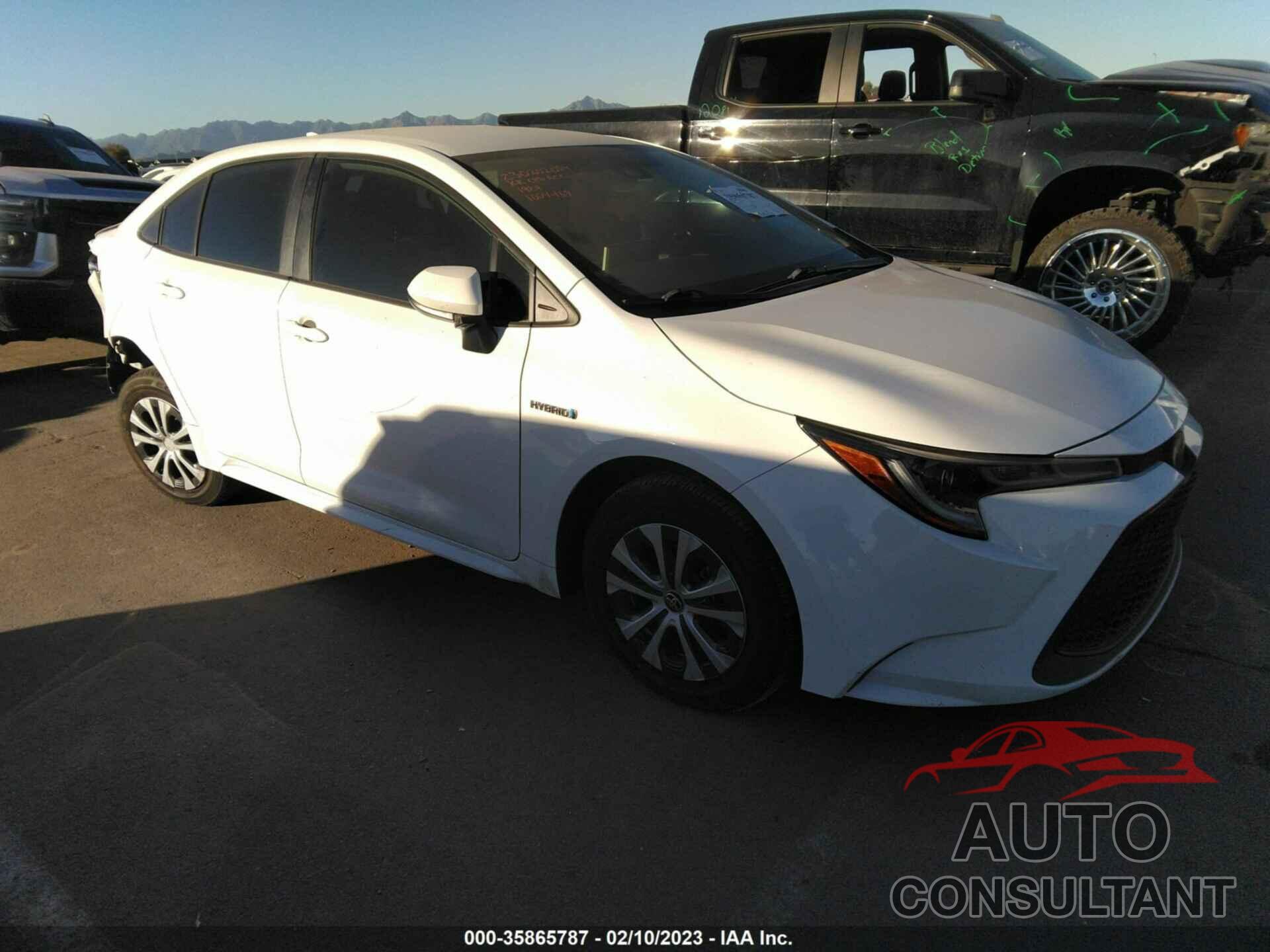 TOYOTA COROLLA 2020 - JTDEBRBE3LJ001929
