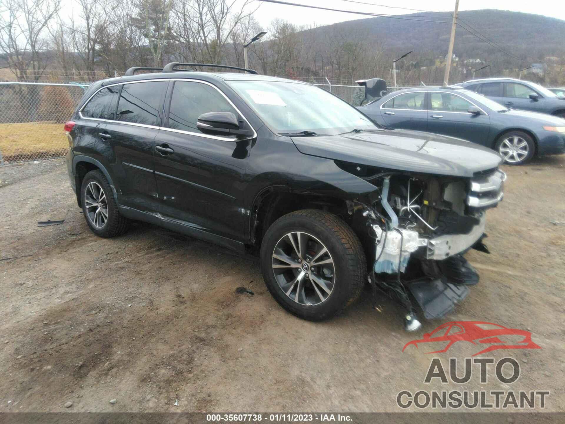 TOYOTA HIGHLANDER 2019 - 5TDBZRFH7KS939761
