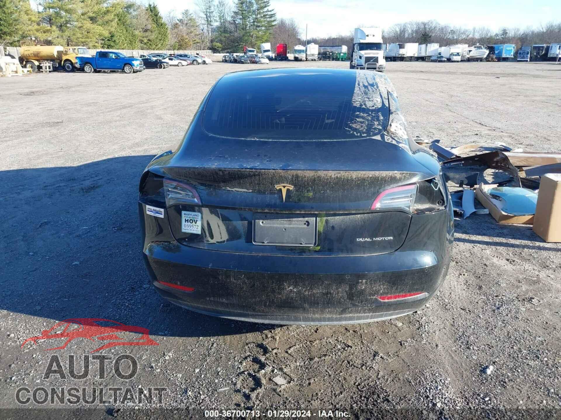 TESLA MODEL 3 2019 - 5YJ3E1EB6KF208953