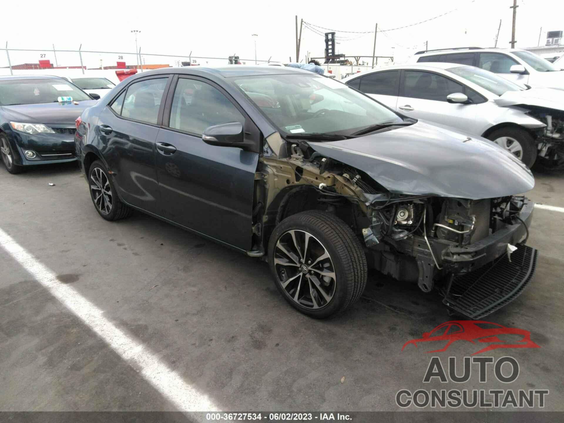 TOYOTA COROLLA 2019 - 2T1BURHE4KC155158