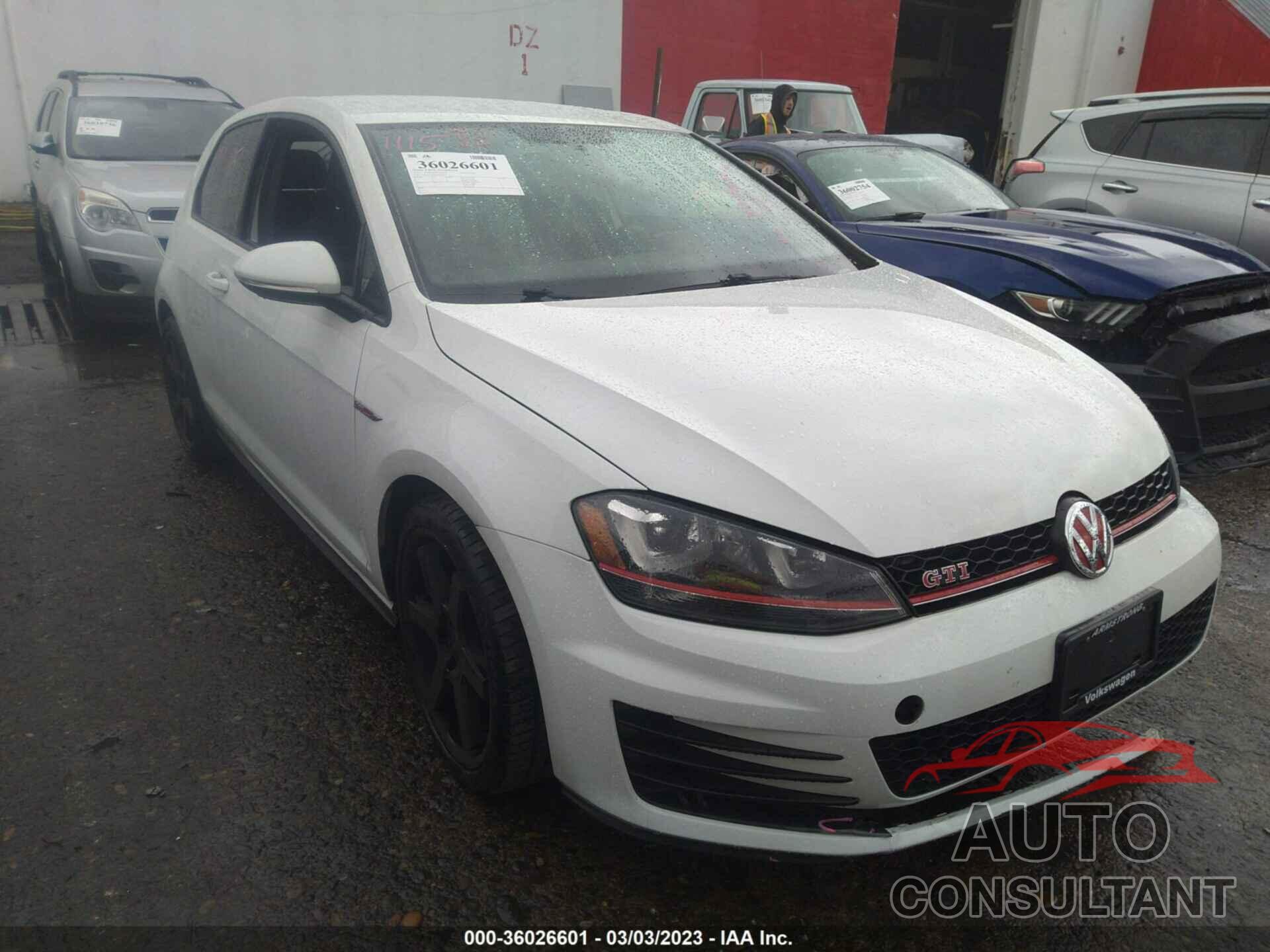 VOLKSWAGEN GOLF GTI 2015 - 3VWY47AU3FM078339