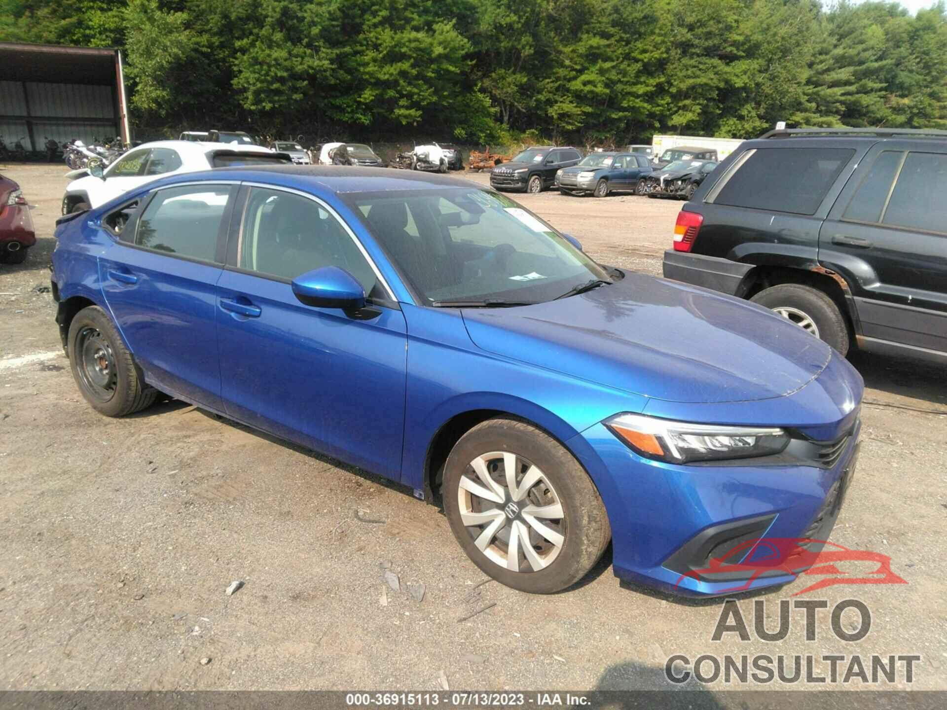 HONDA CIVIC 2022 - 2HGFE2F23NH507009