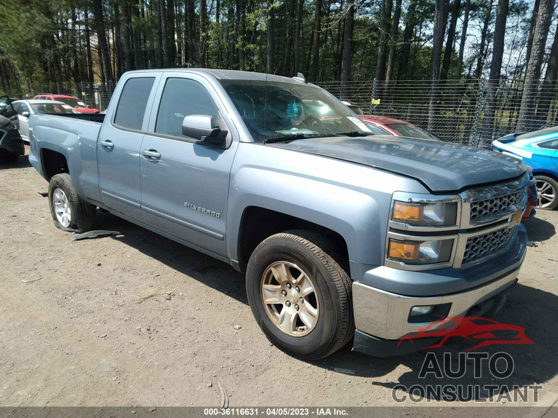 CHEVROLET SILVERADO 1500 2015 - 1GCVKREC0FZ267764