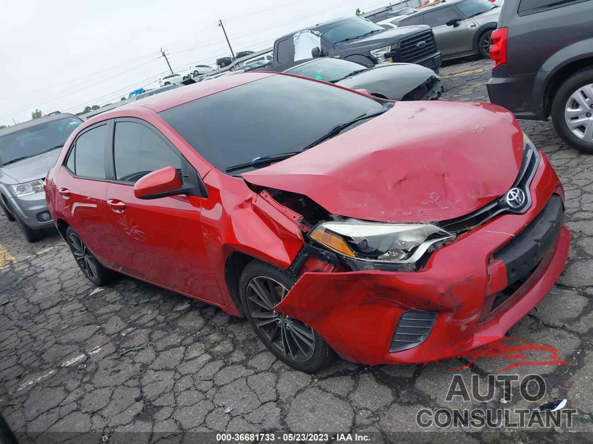 TOYOTA COROLLA 2015 - 2T1BURHE5FC444703