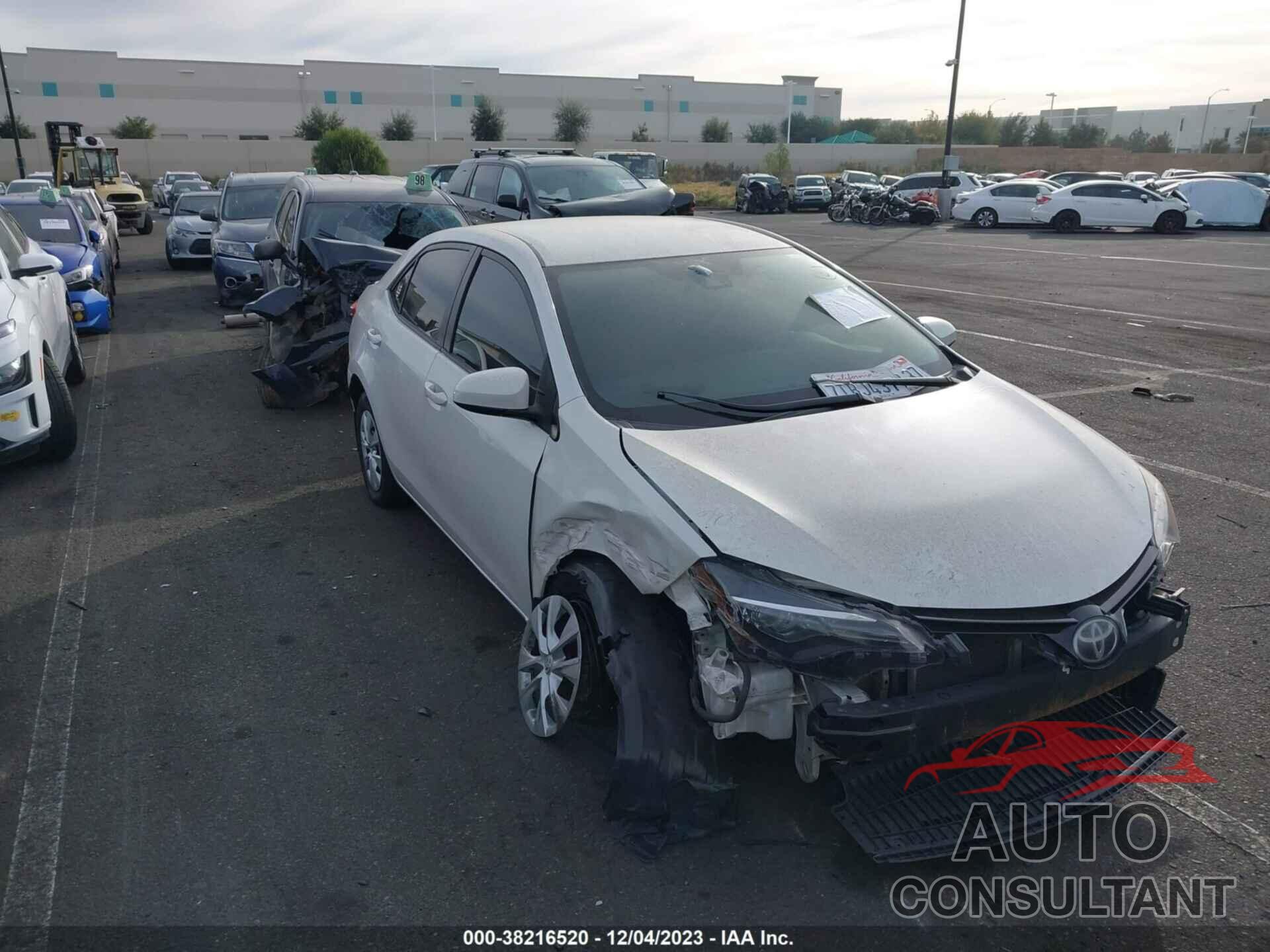 TOYOTA COROLLA 2017 - 5YFBPRHE5HP607263