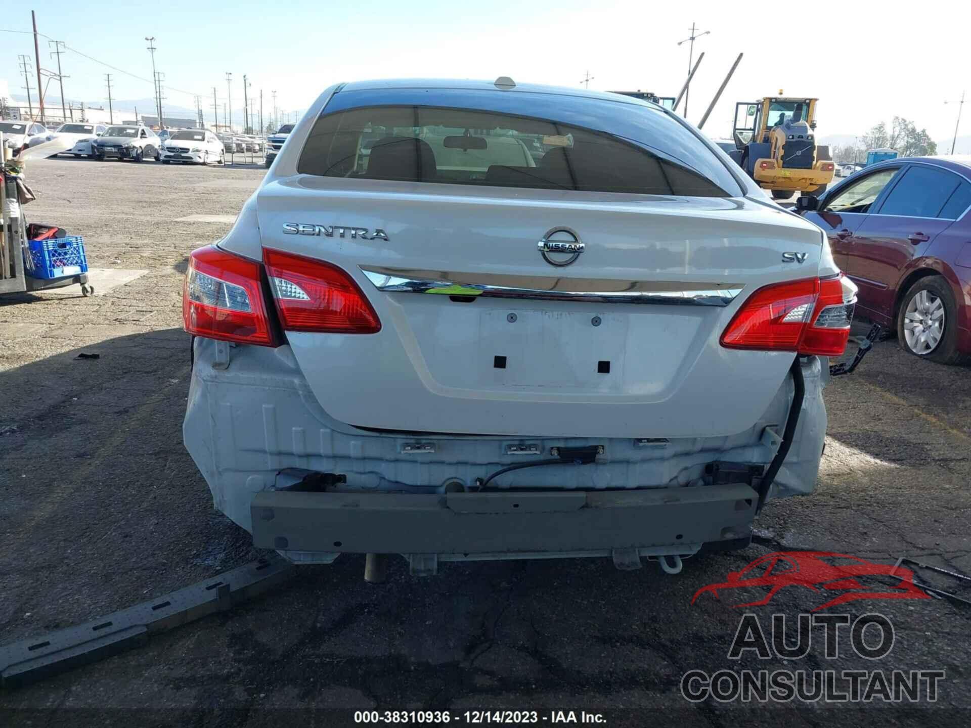 NISSAN SENTRA 2019 - 3N1AB7AP7KY263133