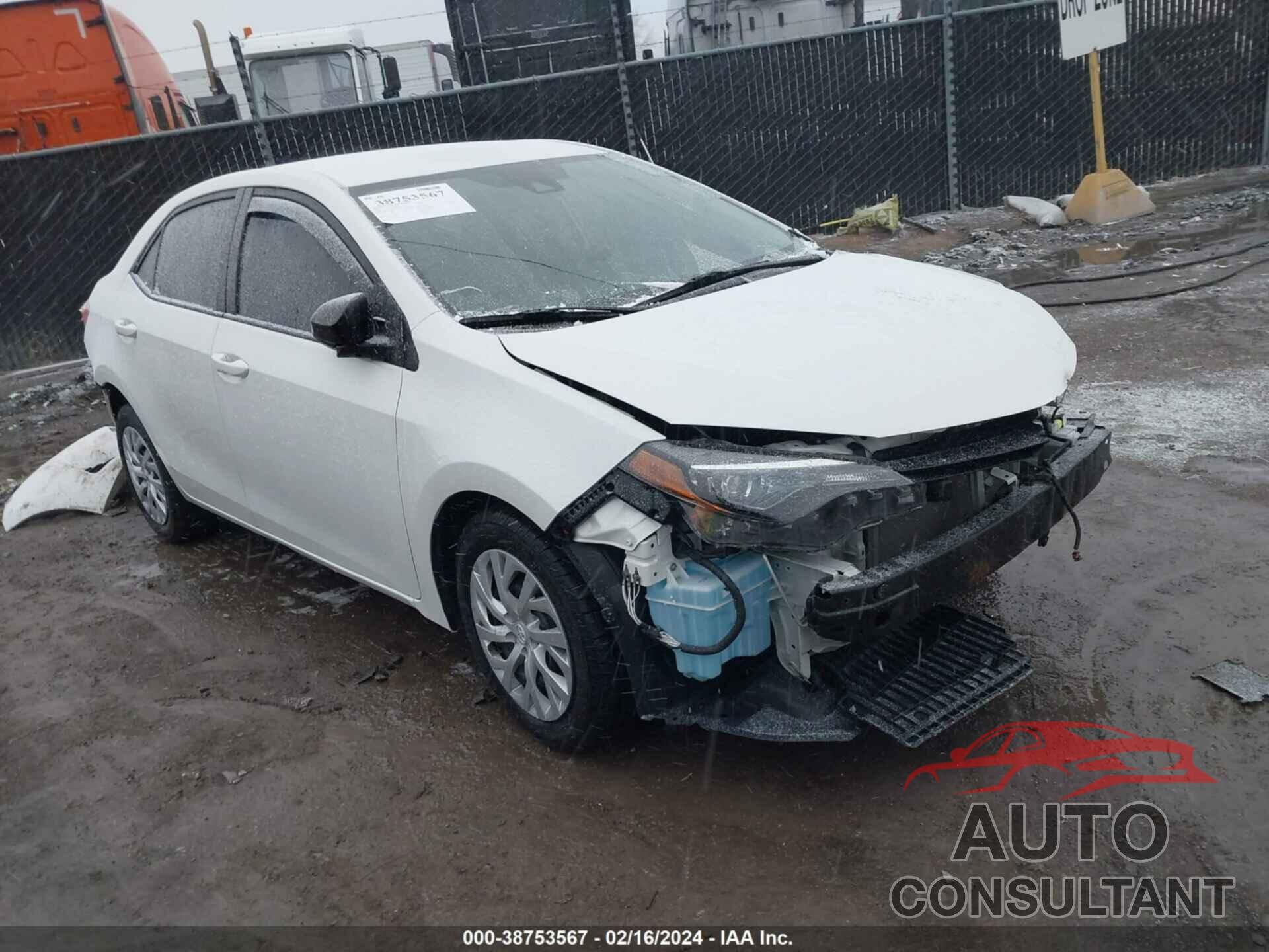 TOYOTA COROLLA 2019 - 5YFBURHE1KP911237