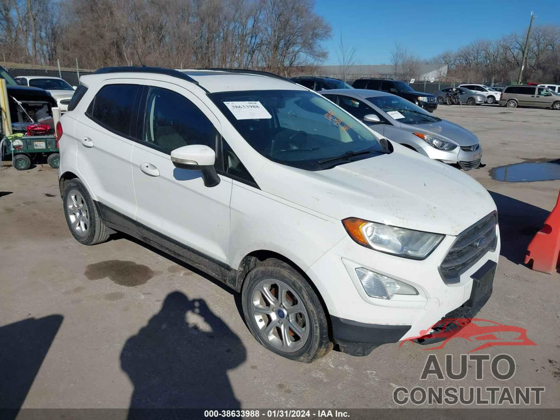 FORD ECOSPORT 2018 - MAJ3P1TE5JC159172