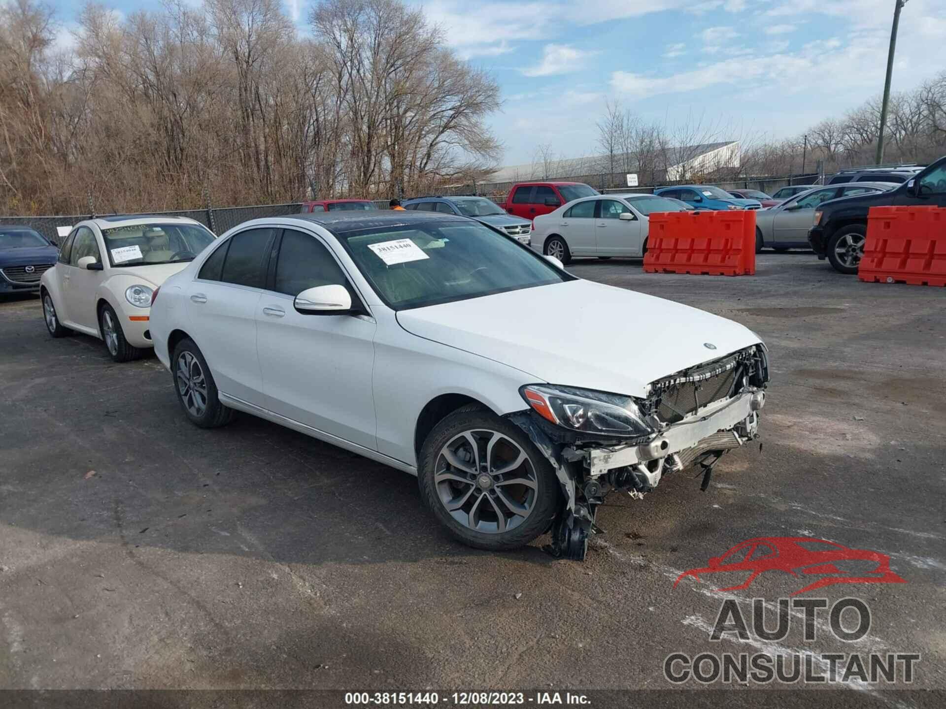 MERCEDES-BENZ C-CLASS 2015 - 55SWF4KB3FU072043
