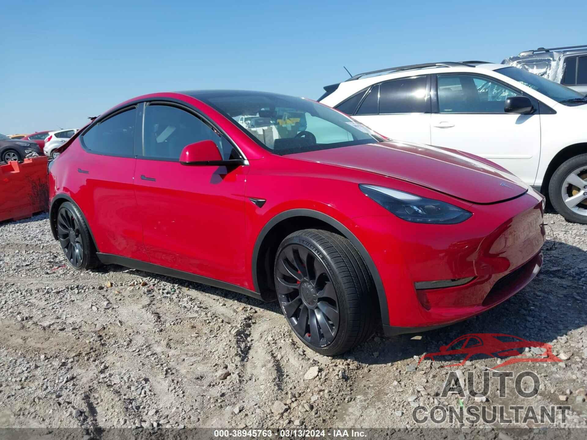 TESLA MODEL Y 2022 - 7SAYGDEF3NF493283