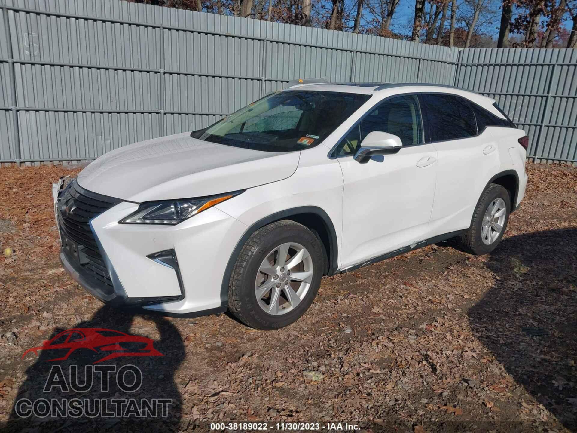 LEXUS RX 2017 - 2T2BZMCA9HC086092