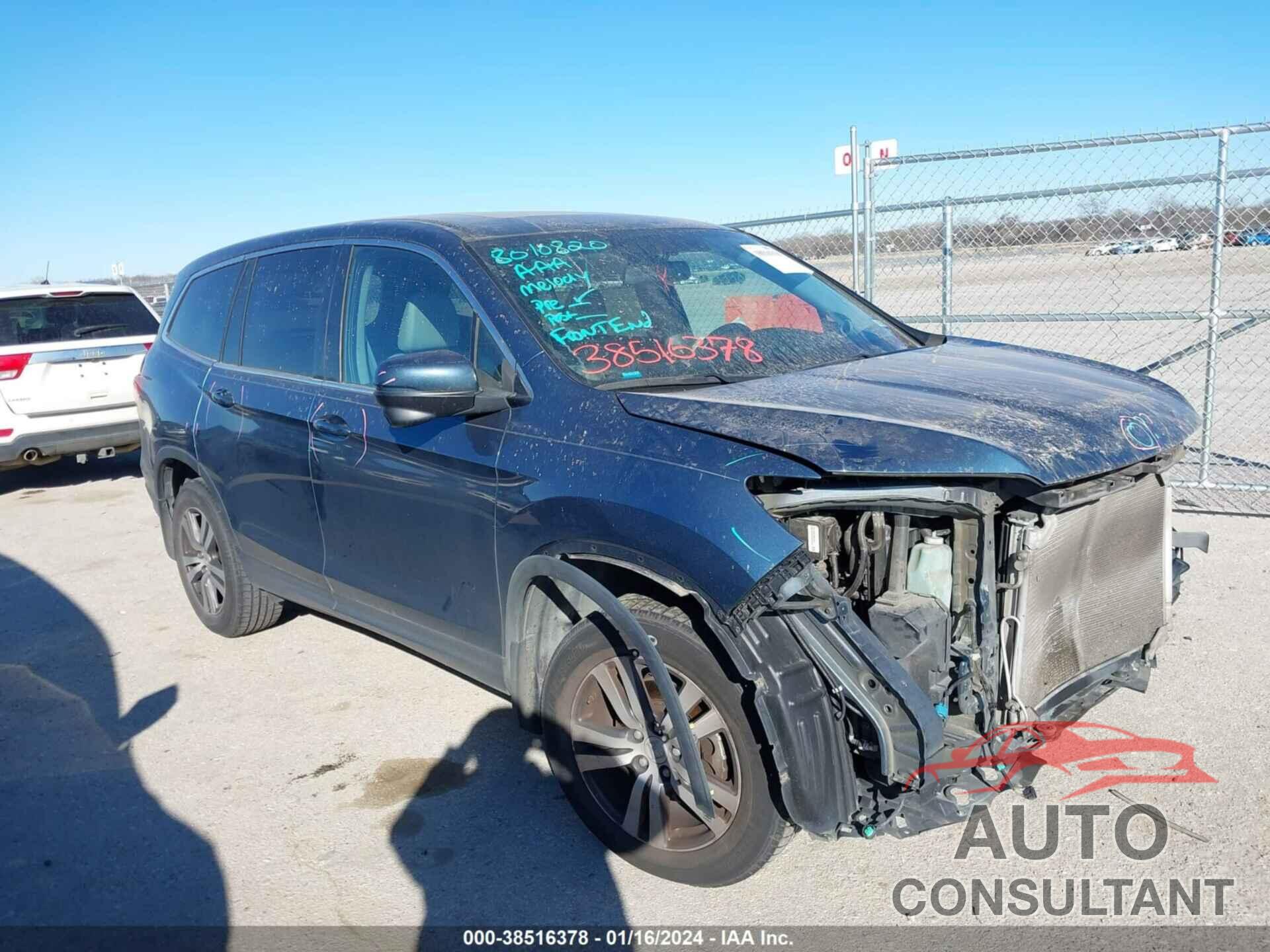 HONDA PILOT 2016 - 5FNYF5H5XGB055260