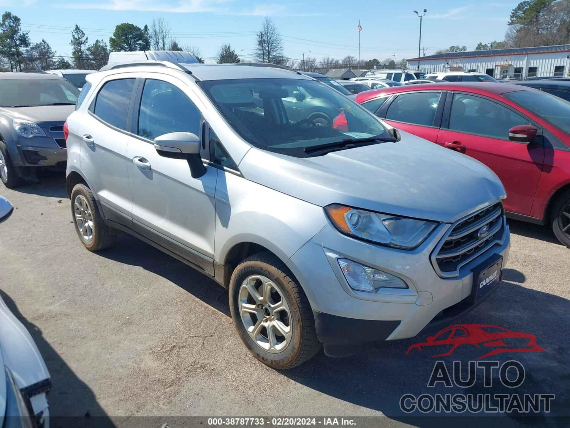 FORD ECOSPORT 2018 - MAJ6P1UL0JC207008