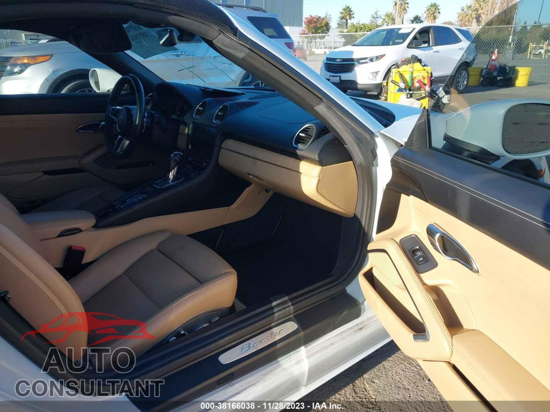 PORSCHE 718 BOXSTER 2017 - WP0CA2A85HS221619