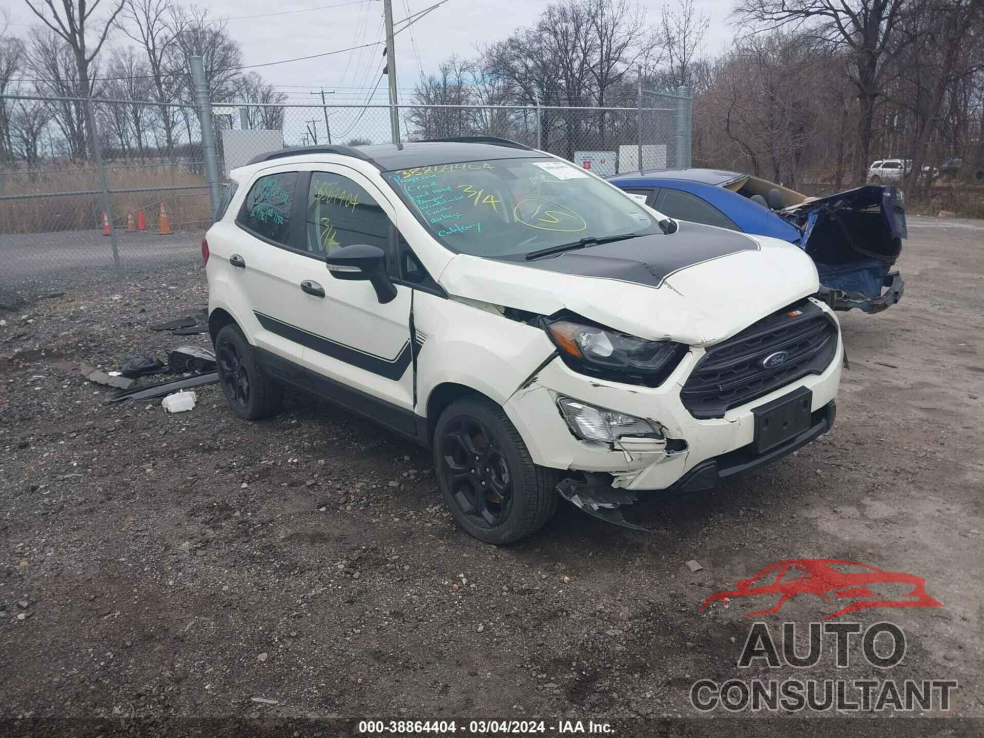 FORD ECOSPORT 2022 - MAJ6S3JL3NC464992