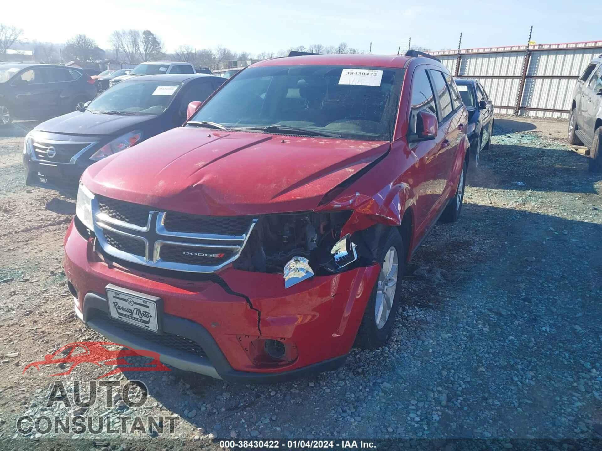 DODGE JOURNEY 2015 - 3C4PDCBG3FT678607