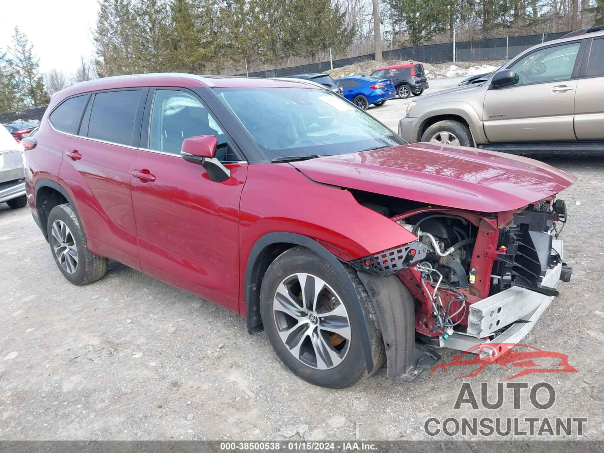 TOYOTA HIGHLANDER 2021 - 5TDGZRBH0MS557554