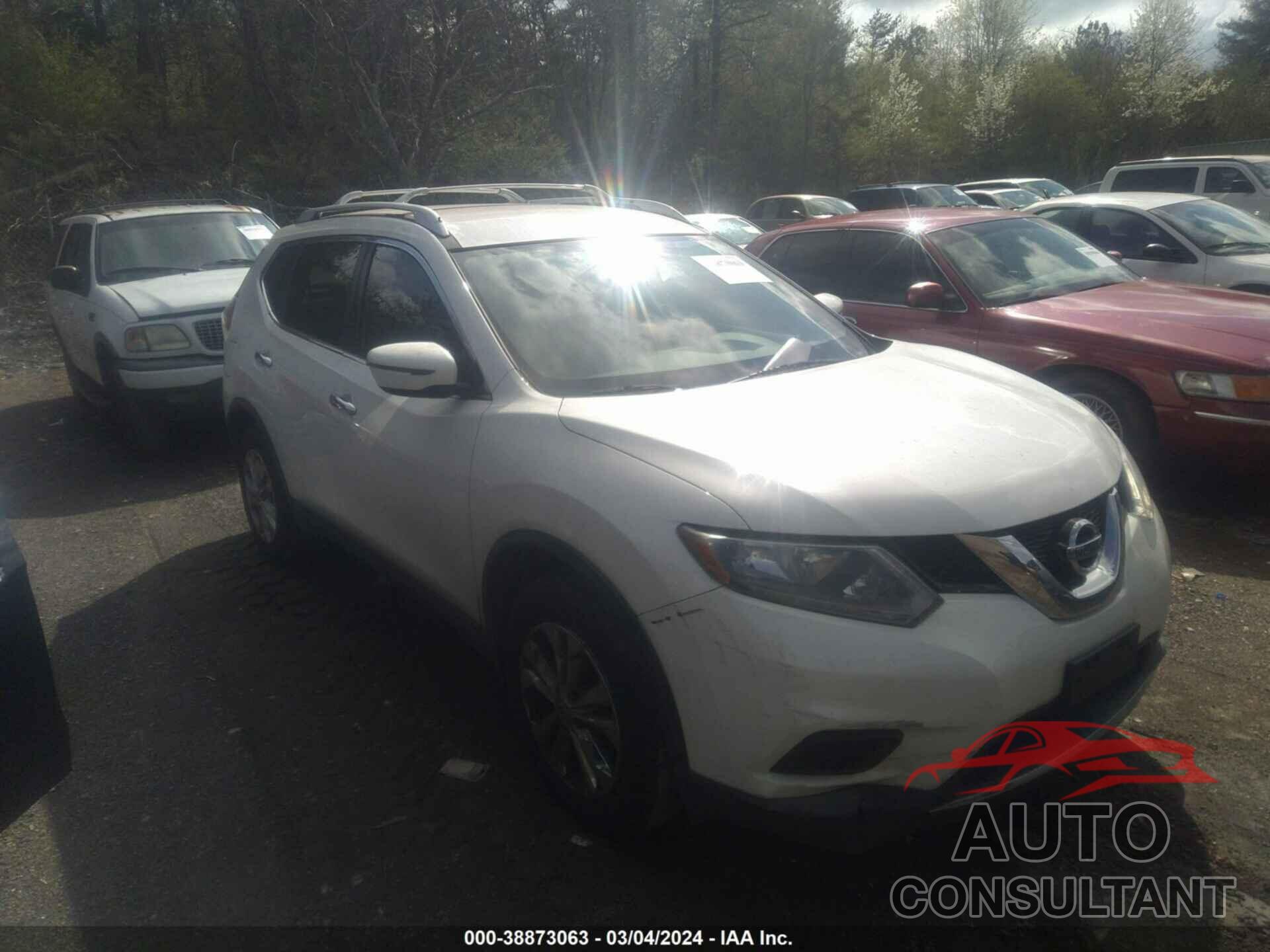 NISSAN ROGUE 2016 - KNMAT2MT3GP683101