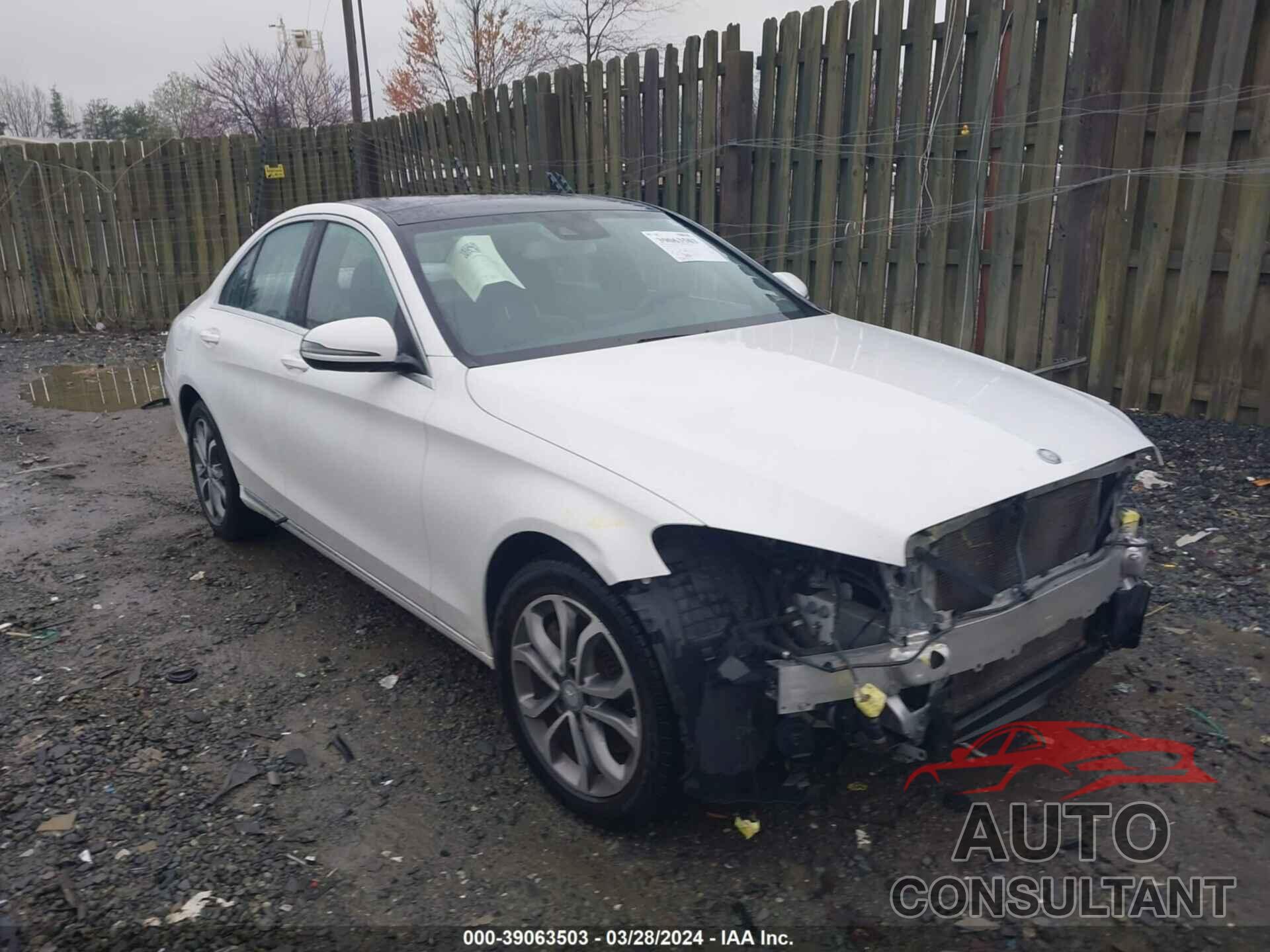 MERCEDES-BENZ C 300 2016 - 55SWF4KB3GU130606