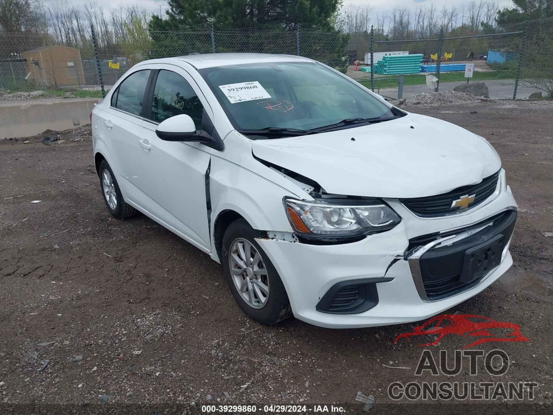 CHEVROLET SONIC 2017 - 1G1JD5SH8H4115628