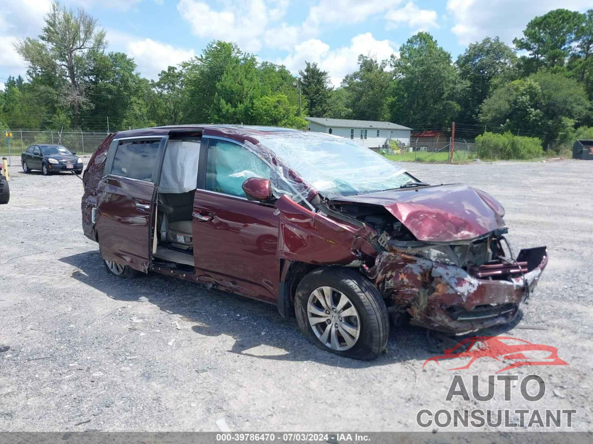 HONDA ODYSSEY 2016 - 5FNRL5H62GB164754