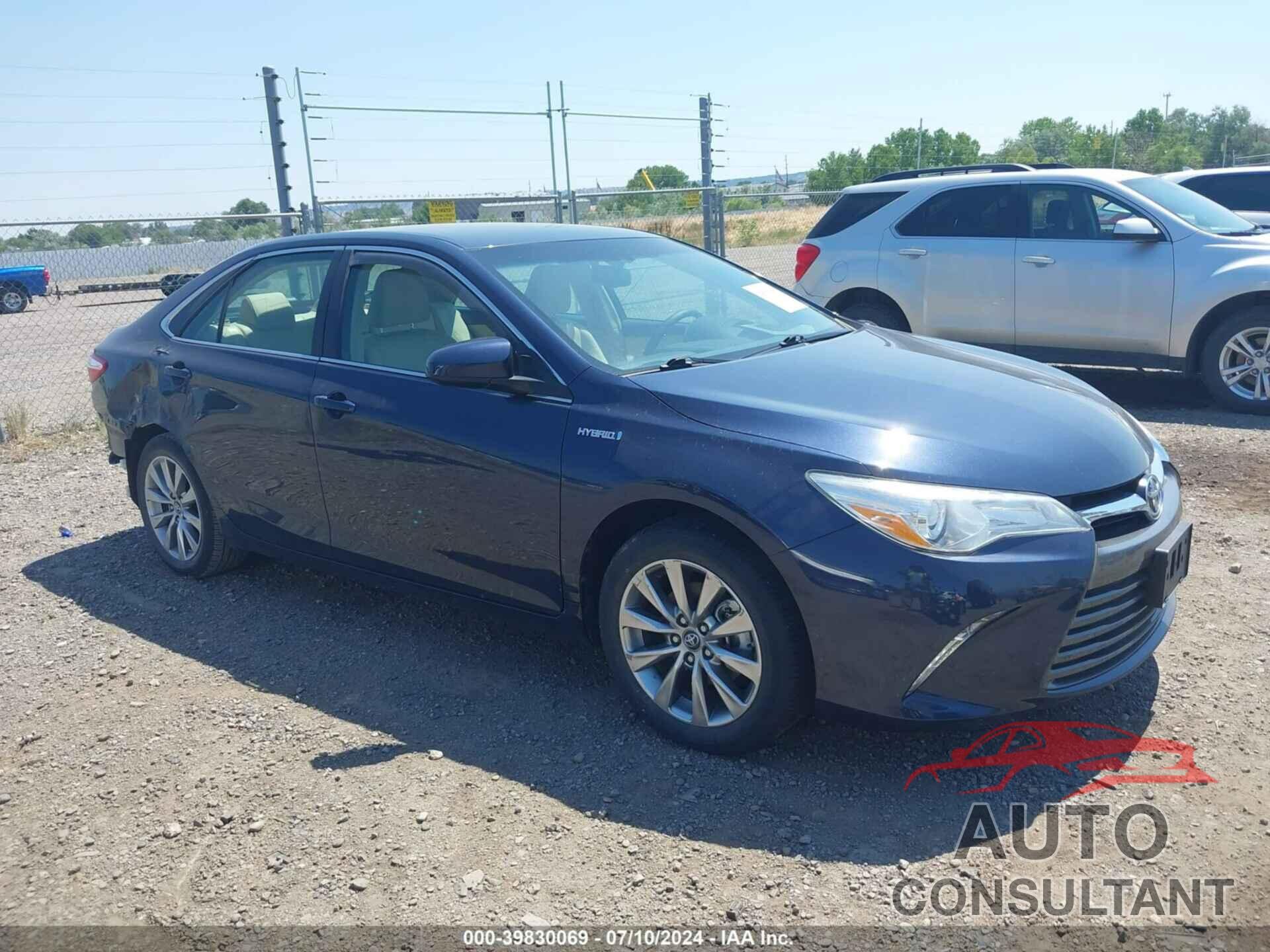 TOYOTA CAMRY HYBRID 2017 - 4T1BD1FK0HU210481