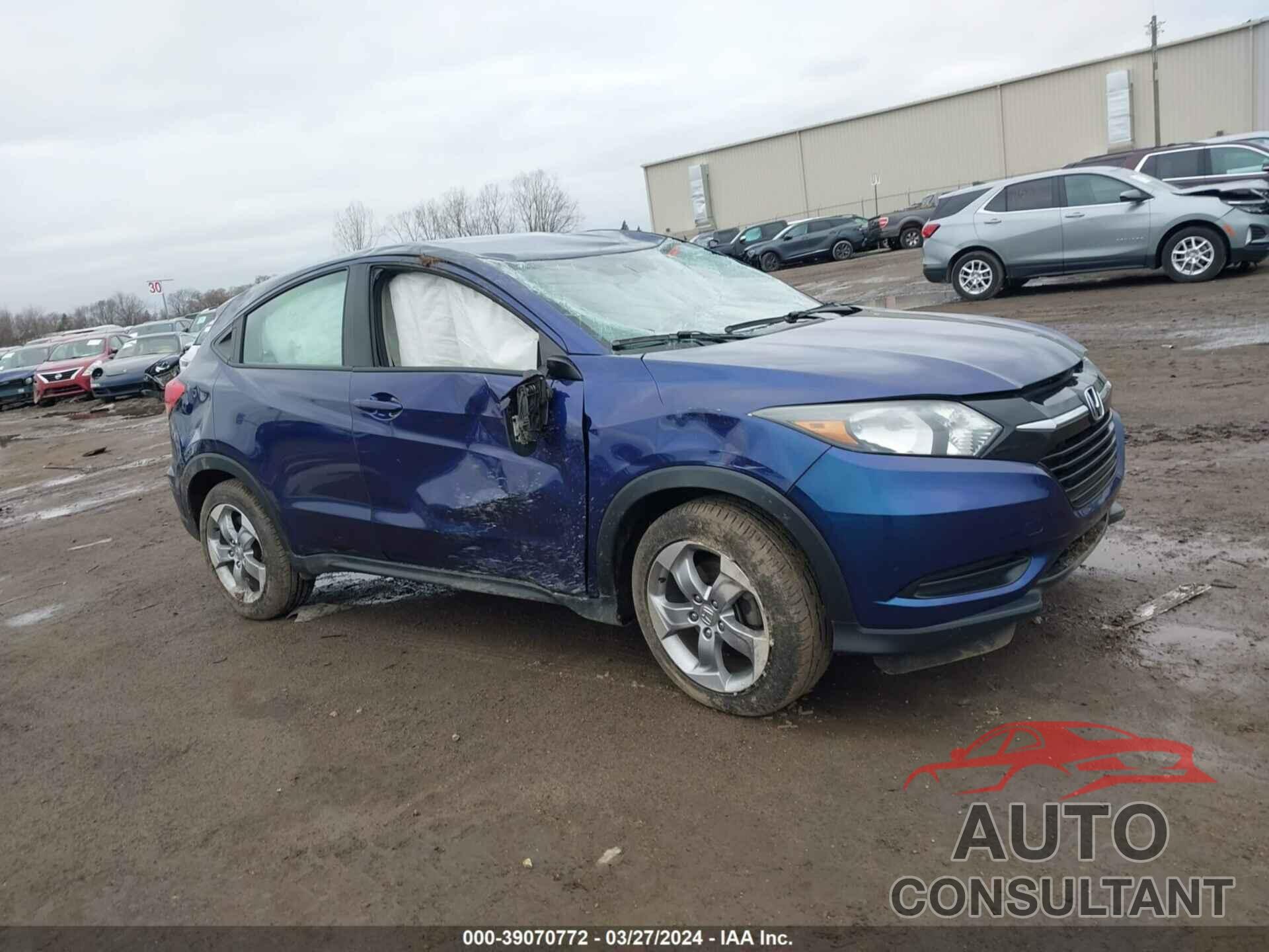 HONDA HR-V 2016 - 3CZRU6H37GM761784