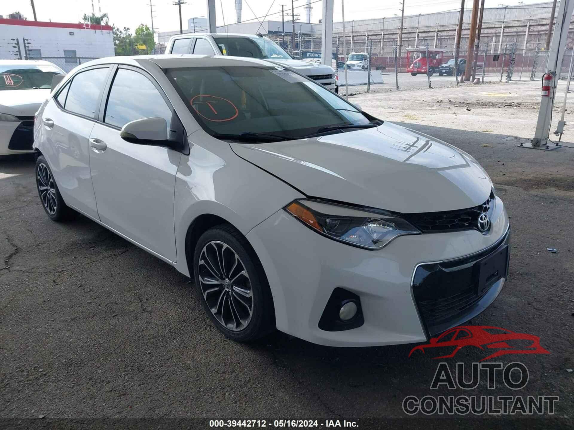 TOYOTA COROLLA 2016 - 5YFBURHE9GP467242