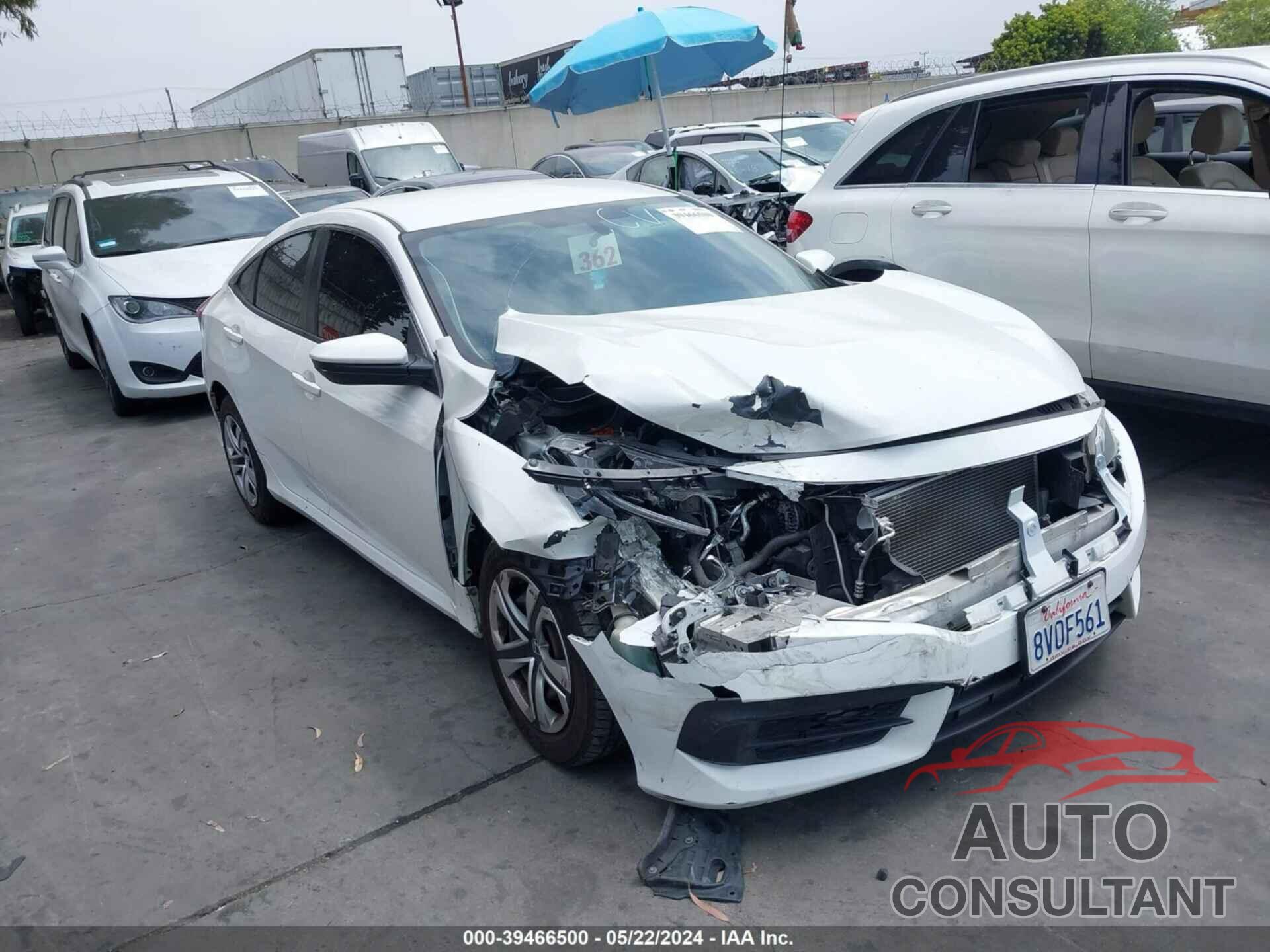 HONDA CIVIC SEDAN 2018 - 2HGFC2F51JH509576