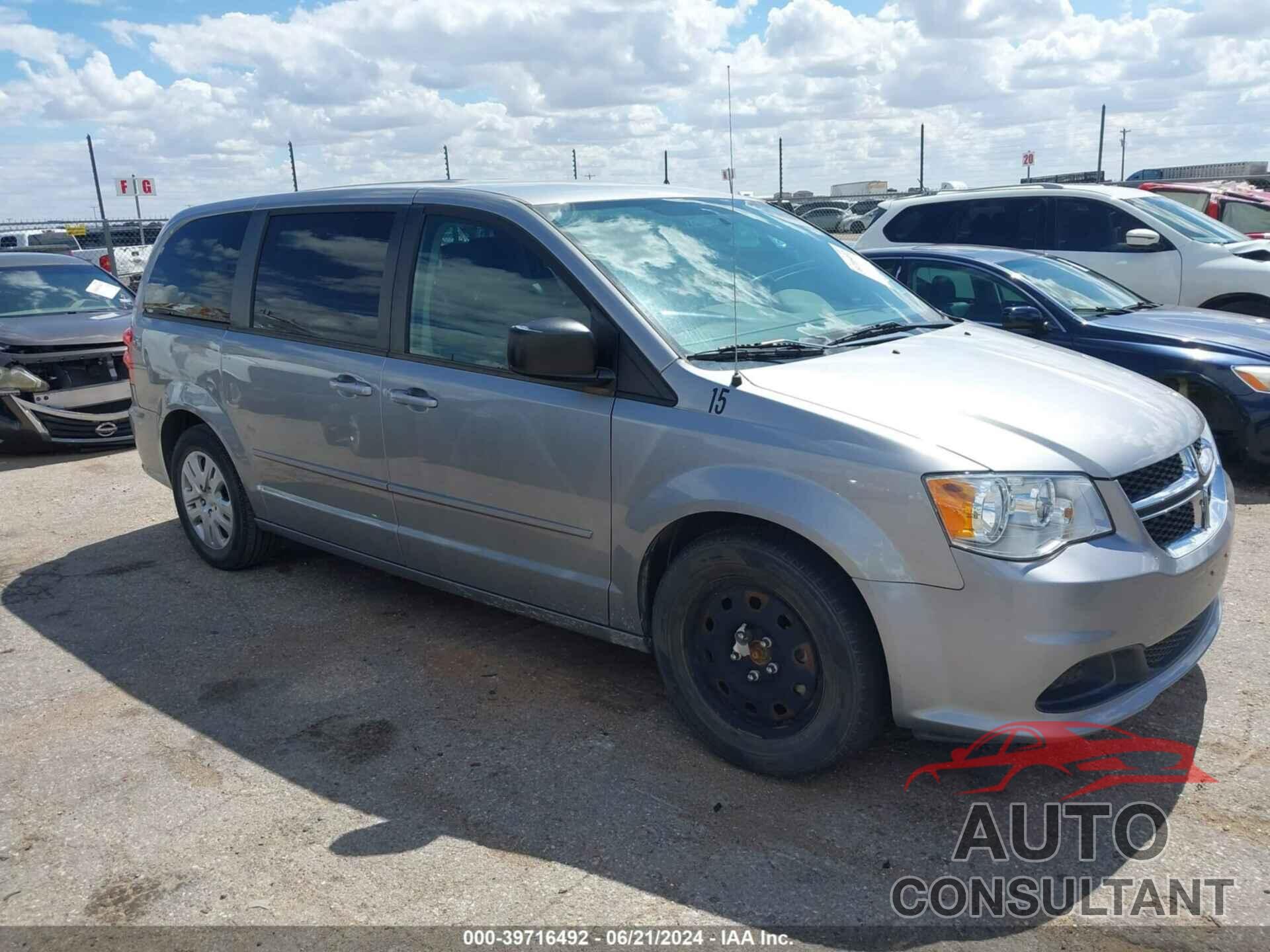 DODGE GRAND CARAVAN 2016 - 2C4RDGBG0GR250983