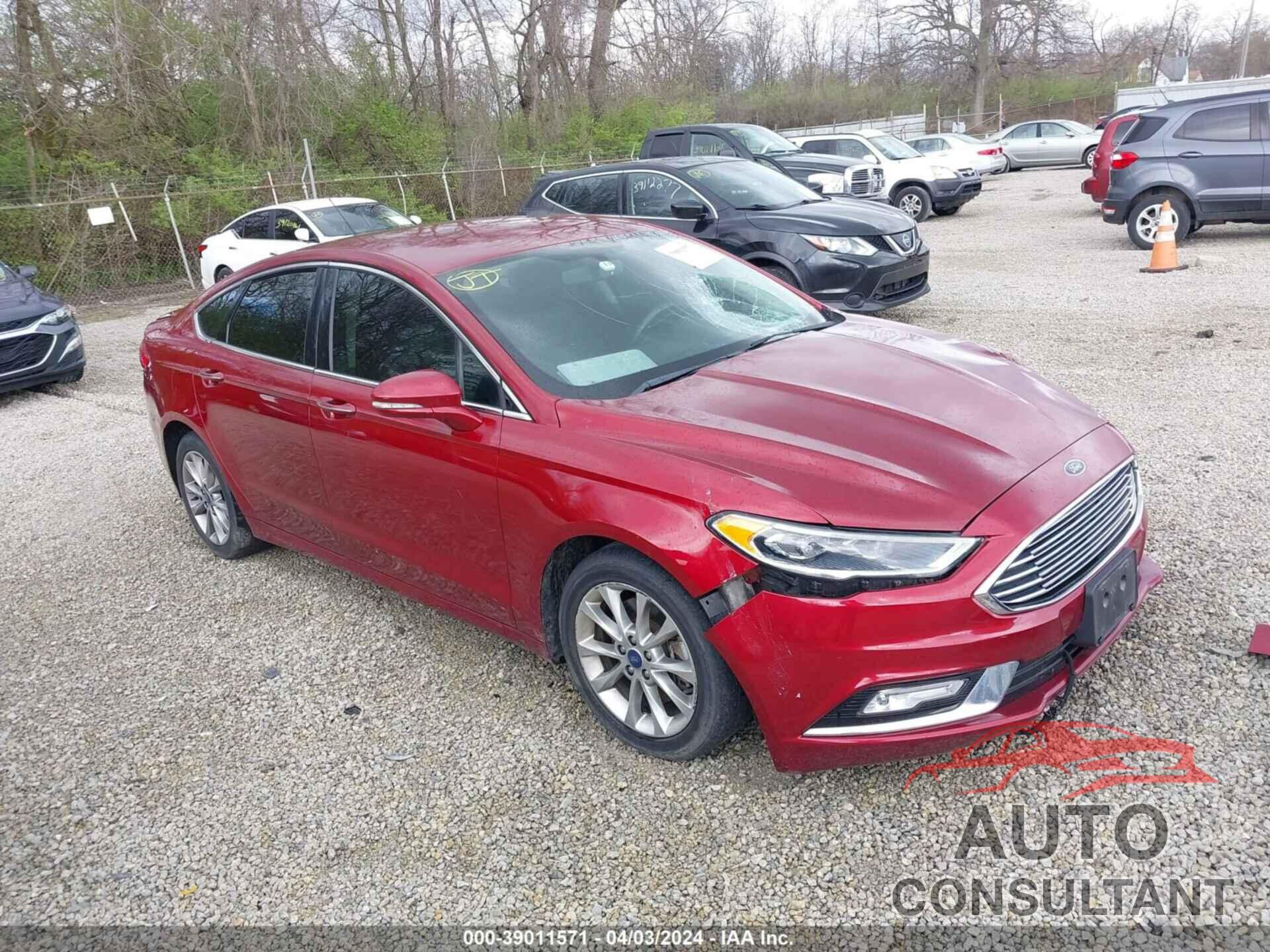 FORD FUSION ENERGI 2017 - 3FA6P0SU3HR209434