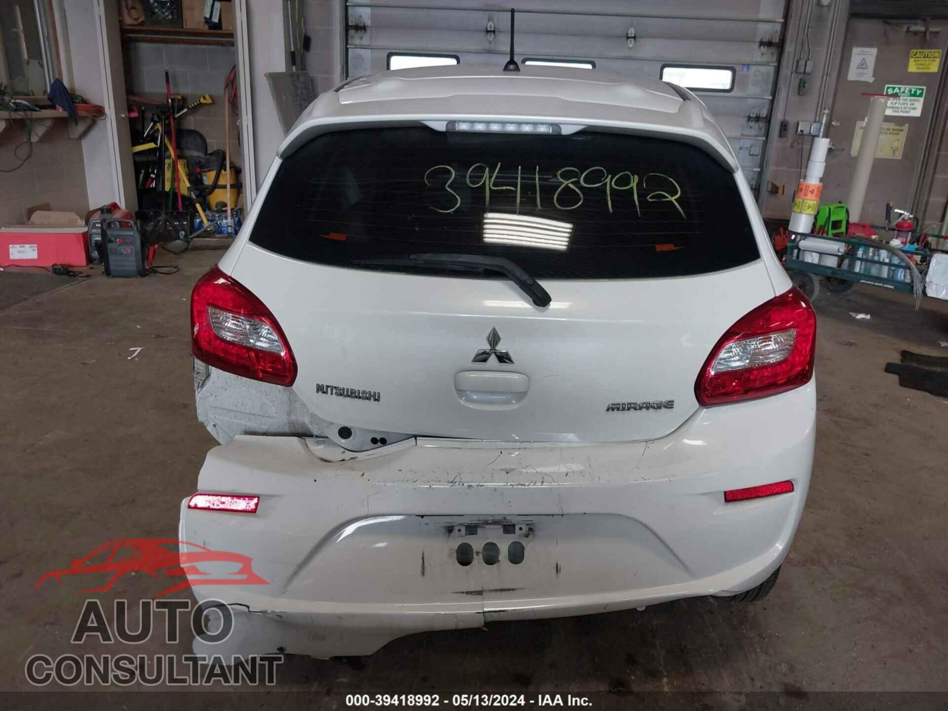 MITSUBISHI MIRAGE 2017 - ML32A3HJ7HH005992