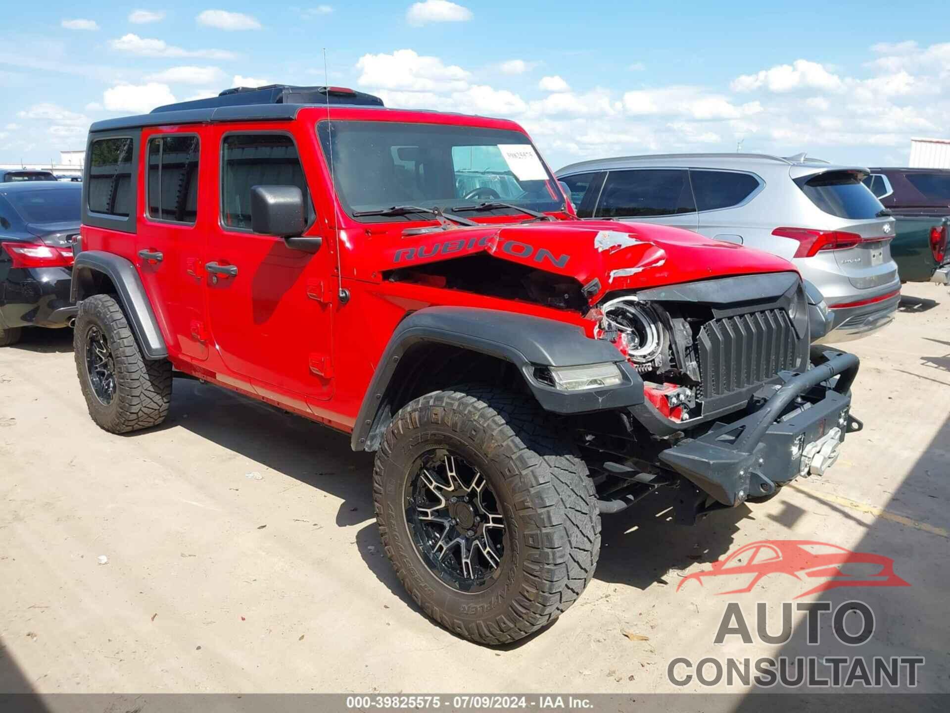 JEEP WRANGLER UNLIMITED 2018 - 1C4HJXFG3JW118295