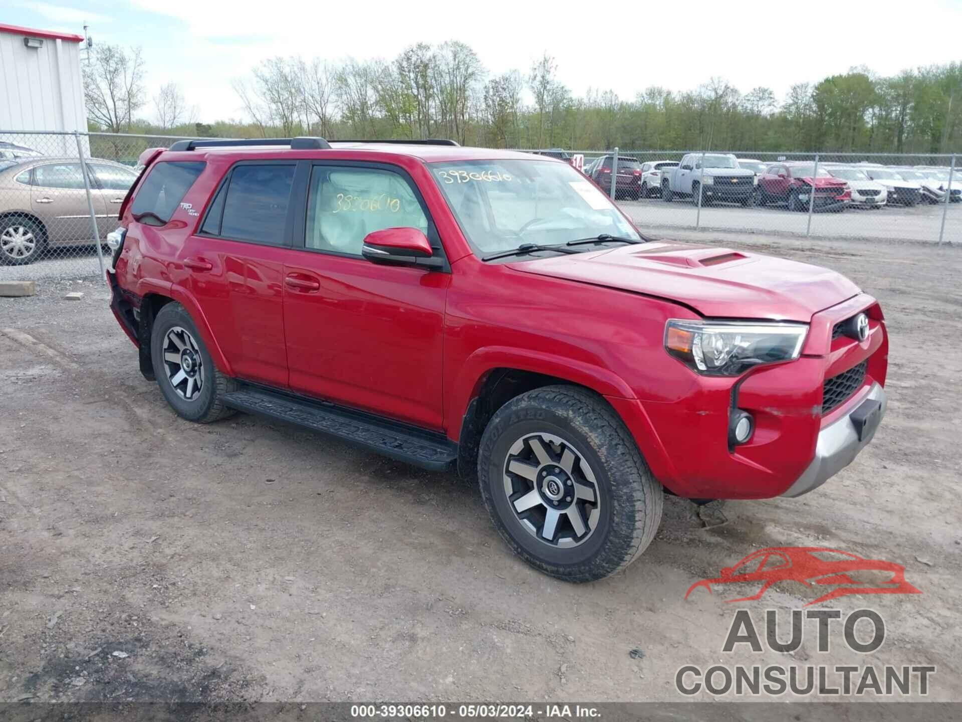 TOYOTA 4RUNNER 2019 - JTEBU5JR7K5693738