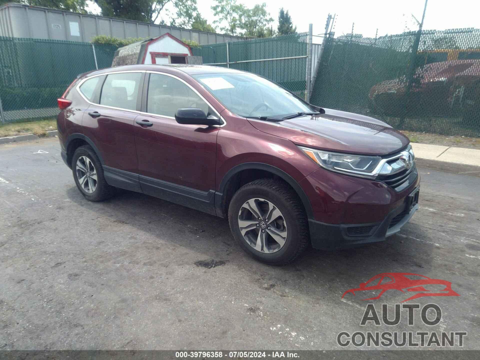 HONDA CR-V 2017 - 2HKRW6H39HH212238